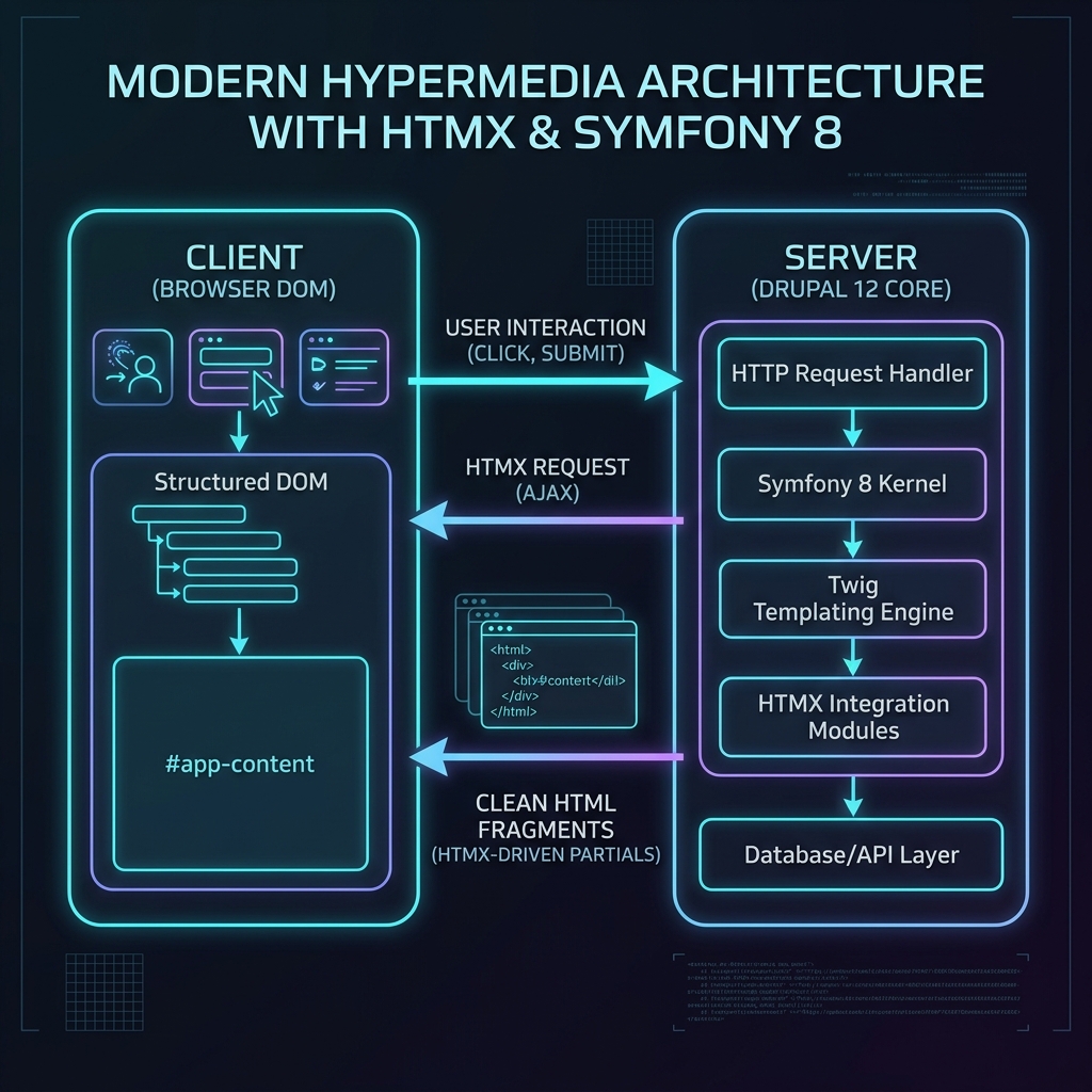 Modern Hypermedia Architecture with HTMX & Symfony 8